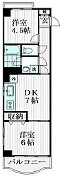 間取図画像 2DK