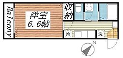 ドルチェ 1Kの間取図画像
