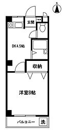 コーポコイヌマ 1DKの間取図画像