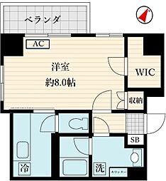パークルームズ 1Kの間取図画像