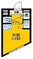 クレッシェンド平和島4階6.3万円