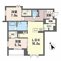 レアリゼ長町 201 ｜ 宮城県仙台市太白区長町３丁目9-28（賃貸マンション2LDK・2階・81.56㎡） その2