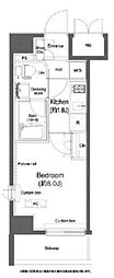 プラウドフラット小石川 1Kの間取図画像