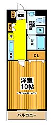 TRIANGOLO 1Kの間取図画像