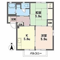 プレスティージュＤ 103 ｜ 福島県福島市笹谷字稲場24-1（賃貸アパート2K・1階・43.70㎡） その2