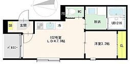 パサージュ・ソラ小岩 1LDKの間取図画像