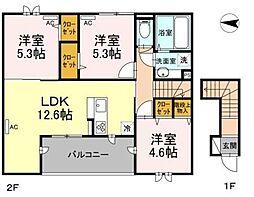 シティパルサクラ 3LDKの間取図画像