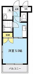 ハヌル第3ビル 1Kの間取図画像