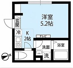 AltaClasse 1Kの間取図画像