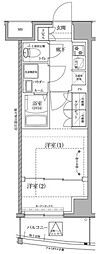 RELUXIA国分寺 2Kの間取図画像