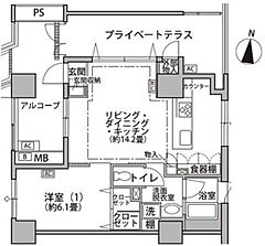 物件の間取り