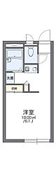 レオパレスL.A.ハイツ 1Kの間取図画像