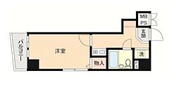 エテルナ 1Kの間取図画像