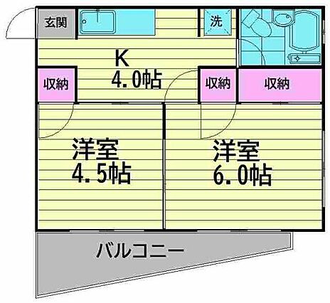 第一末広マンション_間取り_0