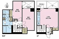 オープンレジデンシア本郷 2LDKの間取図画像