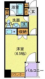 つくばエクスプレス 秋葉原駅 徒歩7分の賃貸マンション 7階1Kの間取り