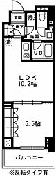 レジディア杉並方南町 1LDKの間取図画像
