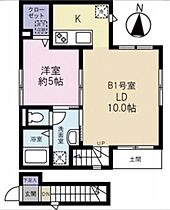 アイレックスコート B1 ｜ 神奈川県川崎市麻生区百合丘１丁目3-25（賃貸アパート1LDK・1階・44.30㎡） その2