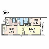 シャーメゾン　レアレア　アロハ 0207 ｜ 大阪府泉佐野市松原２丁目2470-1之一部・2470-6之一部・2471-1・2473之一部（賃貸マンション2LDK・2階・64.38㎡） その2