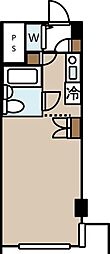 ウィンベルソロ横浜阪東橋1号館 ワンルームの間取図画像