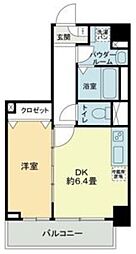 グランディール田端 1DKの間取図画像