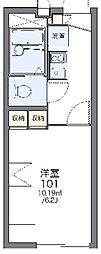 レオパレスボヌール 1Kの間取図画像