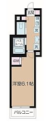 フェリーチェ阿佐ヶ谷6 1Kの間取図画像
