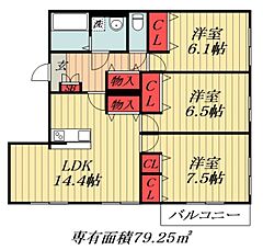 物件の間取り