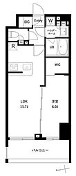 アーバンパーク綾瀬WEST 1LDKの間取図画像