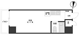 日興パレス綾瀬 ワンルームの間取図画像