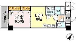 SOLARE横濱 1LDKの間取図画像