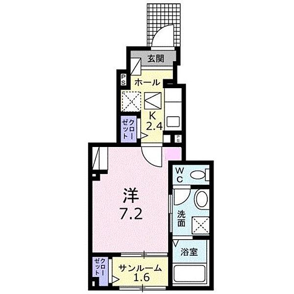 グリーンピア　Ａ 102｜新潟県新潟市中央区上所上１丁目(賃貸アパート1K・1階・29.72㎡)の写真 その2