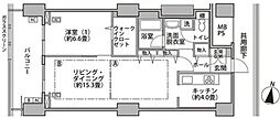 東雲キャナルコートCODAN16号棟 3階1LDKの間取り