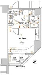 DIPS板橋駅前公園 5階1Kの間取り