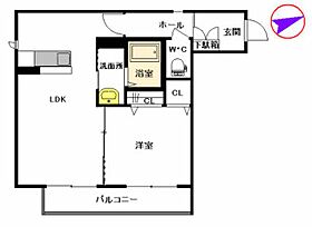 ジ・アッタテラス A0303 ｜ 福岡県福岡市早良区原５丁目3-6（賃貸マンション1LDK・3階・41.73㎡） その2