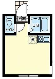 四季のワルツ ワンルームの間取図画像