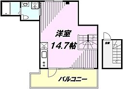 CENTRALGINZAST.BLDG. ワンルームの間取図画像