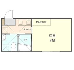 ルフレ新百合ヶ丘 1Kの間取図画像