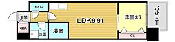アートレジデンス梅田北I 1LDKの間取図画像