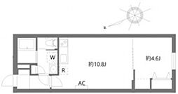 ケリア中板橋 1LDKの間取図画像