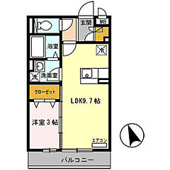 物件の間取り