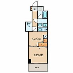 アーバンレックス西新井2 1DKの間取図画像