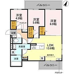 物件の間取り