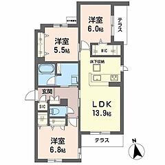 物件の間取り