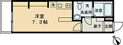 グラッソ戸部 ワンルームの間取図画像