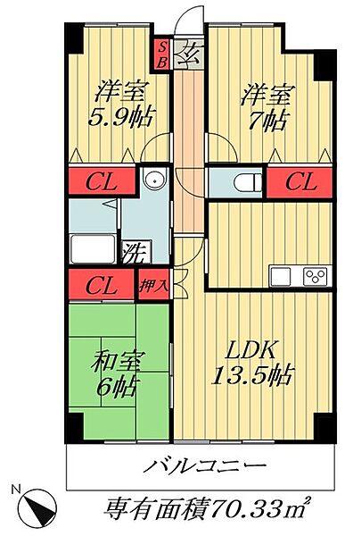 画像2:間取図