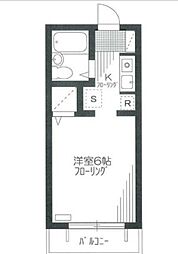 シャトルエイト ワンルームの間取図画像