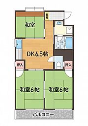 間取図画像 3DK