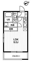 MORERICHELL代官山青葉台 ワンルームの間取図画像