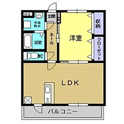 コンコルディア 1LDKの間取図画像